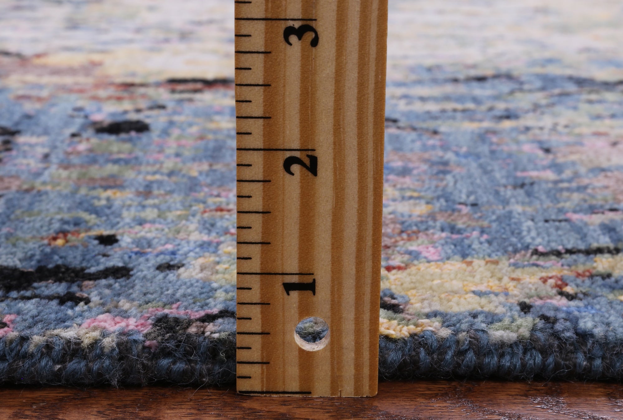 Contemporary Handmade Wool & Silk Rug - 5' 10" X 8' 11" - Golden Nile