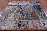 Contemporary Handmade Wool & Silk Rug - 5' 10" X 8' 11" - Golden Nile