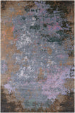 Modern Hand Knotted Wool & Silk Rug - 6' 1" X 9' 2" - Golden Nile