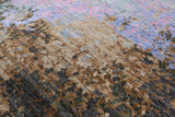 Modern Hand Knotted Wool & Silk Rug - 6' 1" X 9' 2" - Golden Nile