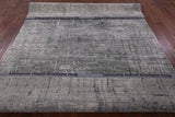 Modern Hand Knotted Wool & Silk Rug - 6' 2" X 9' 0" - Golden Nile