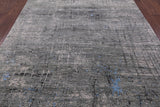 Modern Hand Knotted Wool & Silk Rug - 6' 2" X 9' 0" - Golden Nile