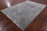 Modern Hand Knotted Wool & Silk Rug - 6' 2" X 9' 0" - Golden Nile