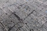 Modern Hand Knotted Wool & Silk Rug - 6' 2" X 9' 0" - Golden Nile