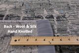 Modern Hand Knotted Wool & Silk Rug - 6' 2" X 9' 0" - Golden Nile