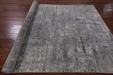 Modern Hand Knotted Wool & Silk Rug - 6' 2" X 9' 0" - Golden Nile