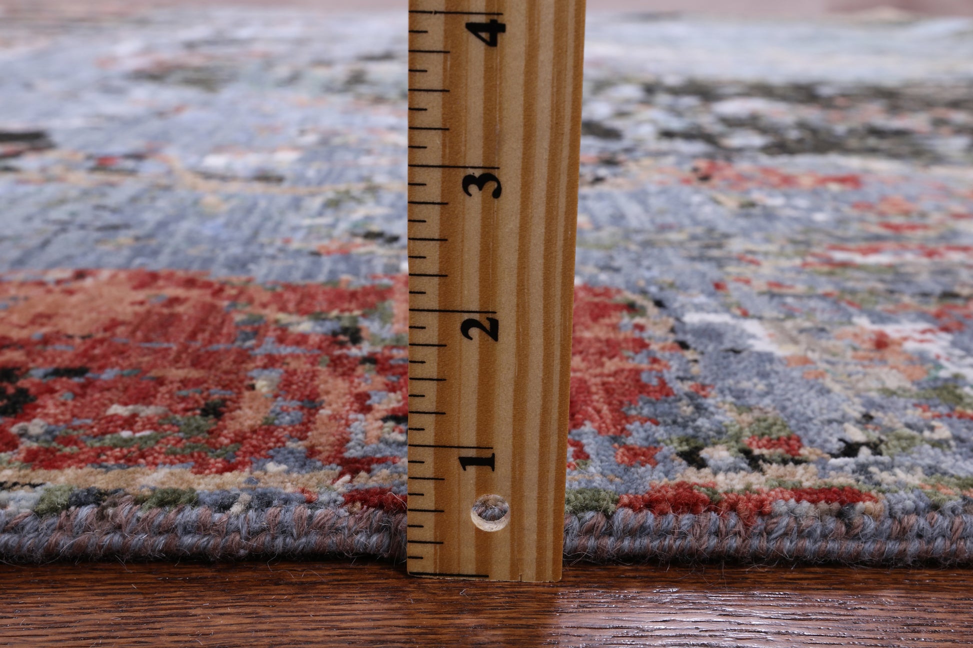 Modern Hand Knotted Wool & Silk Rug - 6' 1" X 9' 1" - Golden Nile