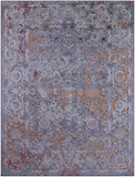 Modern Handmade Wool & Silk Rug - 9' 0" X 12' 0" - Golden Nile