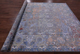 Modern Hand Knotted Wool & Silk Rug - 9' 0" X 12' 0" - Golden Nile