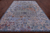 Modern Hand Knotted Wool & Silk Rug - 9' 0" X 12' 0" - Golden Nile