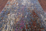 Modern Hand Knotted Wool & Silk Rug - 6' 0" X 9' 0" - Golden Nile