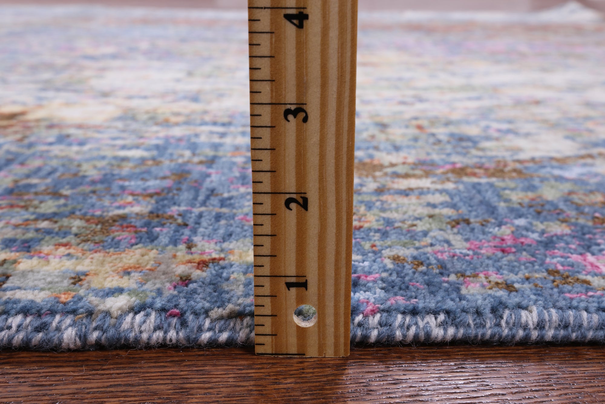 Modern Hand Knotted Wool & Silk Rug - 6' 0" X 9' 0" - Golden Nile