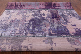 Modern Hand Knotted Wool & Silk Rug - 8' 1" X 10' 0" - Golden Nile