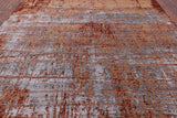 Modern Handmade Wool & Silk Rug - 7' 10" X 10' 1" - Golden Nile