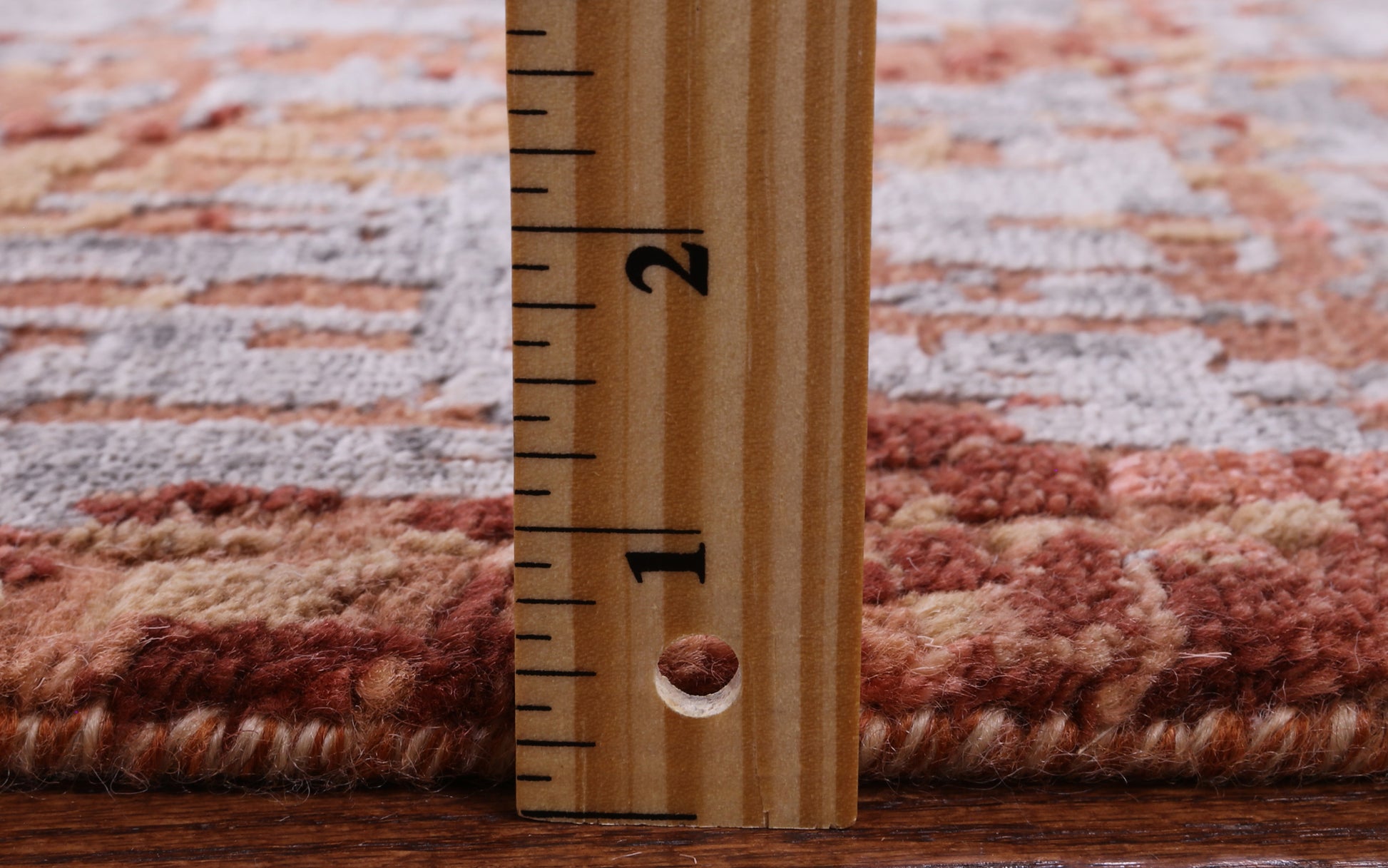 Modern Handmade Wool & Silk Rug - 7' 10" X 10' 1" - Golden Nile