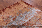 Modern Handmade Wool & Silk Rug - 7' 10" X 10' 1" - Golden Nile