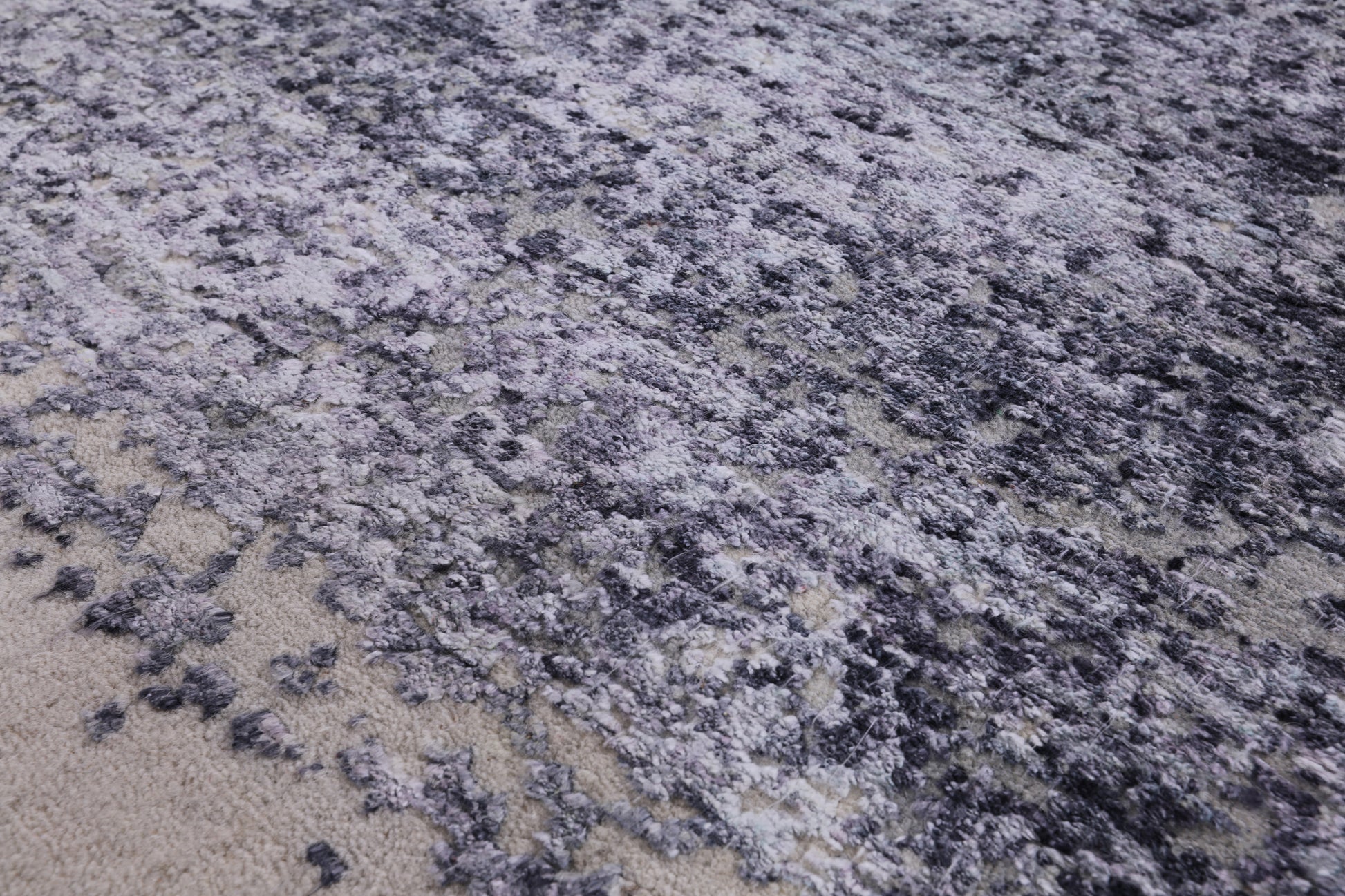 Contemporary Hand Knotted Wool & Silk Rug - 7' 10" X 10' 1" - Golden Nile
