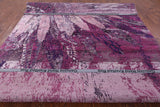 Modern Handmade Wool & Silk Dream Catcher Design Area Rug - 8' 0" X 10' 3" - Golden Nile