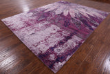 Modern Handmade Wool & Silk Dream Catcher Design Area Rug - 8' 0" X 10' 3" - Golden Nile