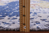 Modern Handmade Wool & Silk Rug - 7' 11" X10' 2" - Golden Nile