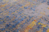 Modern Hand Knotted Wool & Silk Rug - 7' 11" X 10' 1" - Golden Nile