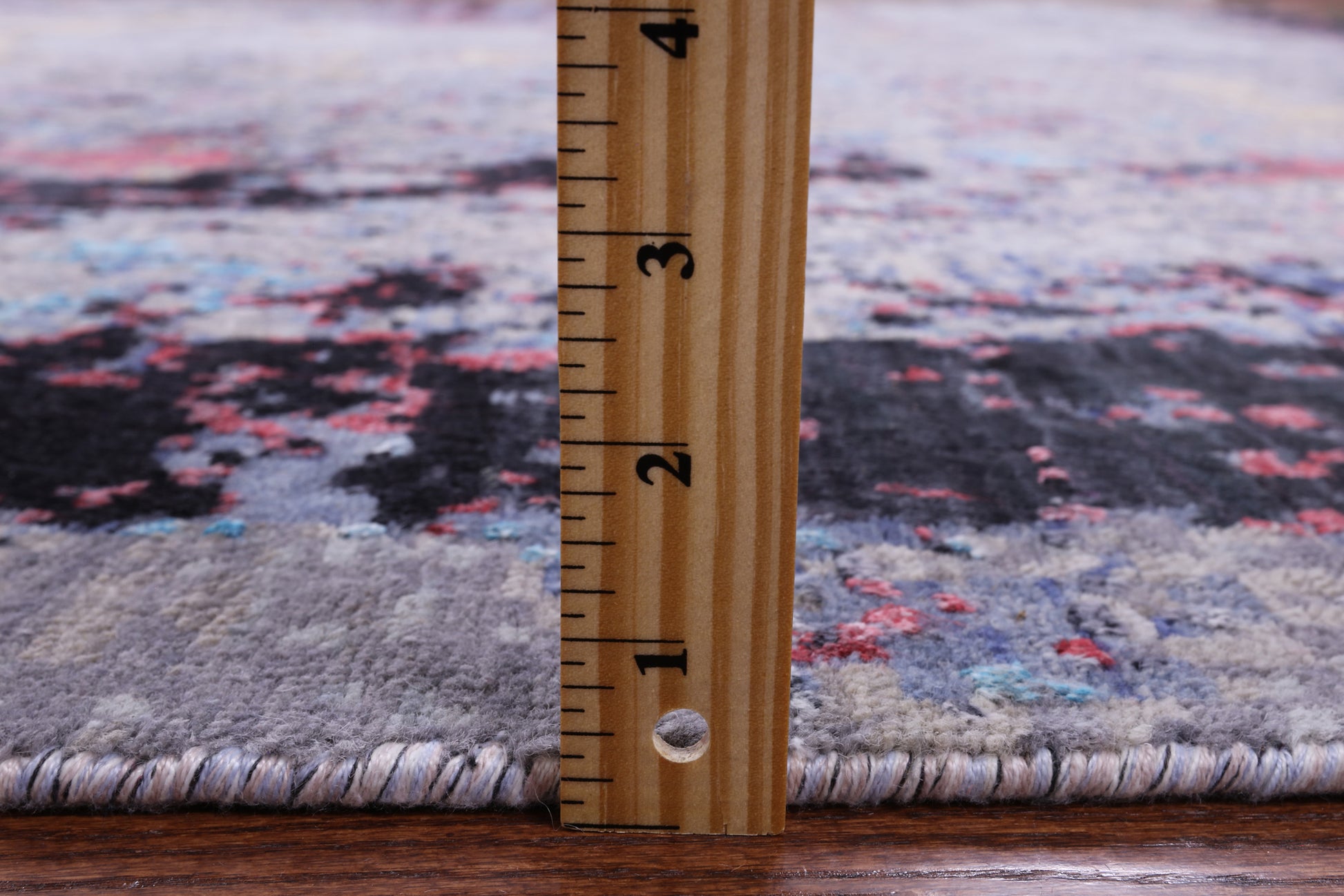 Modern Hand Knotted Wool & Silk Rug - 7' 11" X 10' 3" - Golden Nile