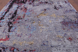 Modern Hand Knotted Wool & Silk Rug - 7' 11" X 10' 3" - Golden Nile