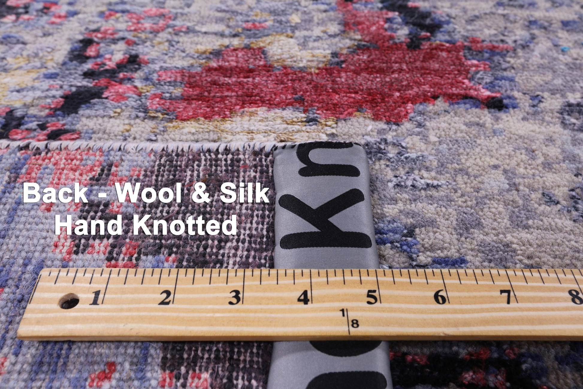 Modern Hand Knotted Wool & Silk Rug - 7' 11" X 10' 3" - Golden Nile