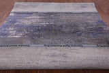Modern Hand Knotted Wool & Silk Rug - 7' 11" X 10' 2" - Golden Nile