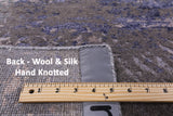 Modern Hand Knotted Wool & Silk Rug - 7' 11" X 10' 2" - Golden Nile