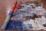 Modern Hand Knotted Wool & Silk Rug - 8' 11" X 11' 11" - Golden Nile