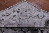 Modern Hand Knotted Wool & Silk Fish Design Rug - 9' 1" X 12' 2" - Golden Nile