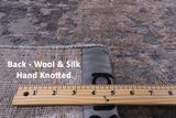 Modern Handmade Wool & Silk Rug - 8' 10" X 11' 7" - Golden Nile