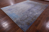 Modern Handmade Wool & Silk Rug - 9' 0" X 12' 2" - Golden Nile