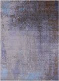 Modern Handmade Wool & Silk Rug - 9' 0" X 12' 2" - Golden Nile
