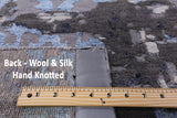 Modern Handmade Wool & Silk Rug - 8' 9" X 12' 1" - Golden Nile