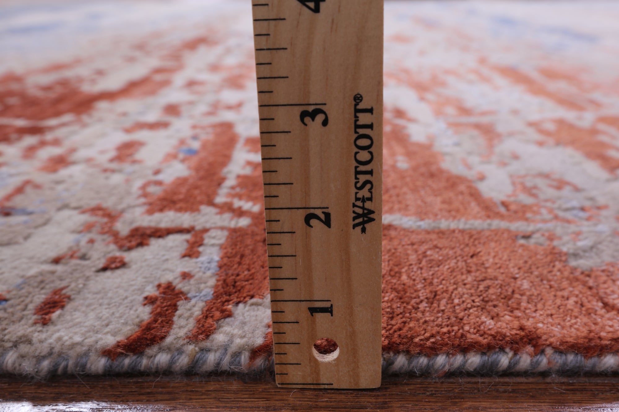 Contemporary Handmade Wool & Silk Rug - 7' 11" X 10' 2" - Golden Nile