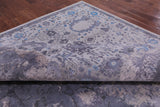 Modern Handmade Wool & Silk Fish Design Rug - 9' 11" X 14' 0" - Golden Nile