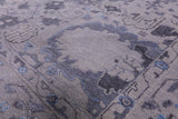 Modern Handmade Wool & Silk Fish Design Rug - 9' 11" X 14' 0" - Golden Nile