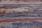Contemporary Hand Knotted Wool & Silk Rug - 9' 10" X 13' 3" - Golden Nile