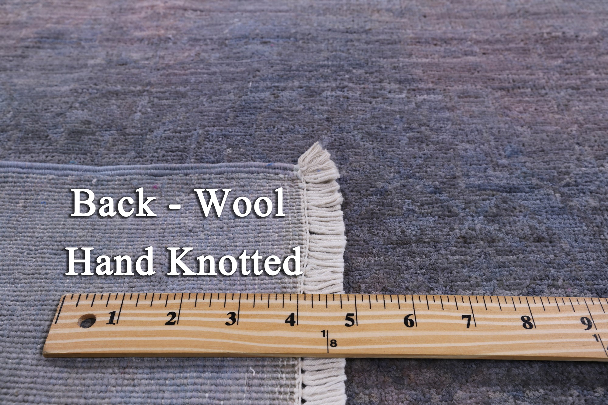 Overdyed Full Pile Handmade Wool Runner Rug - 2' 10" X 9' 2" - Golden Nile