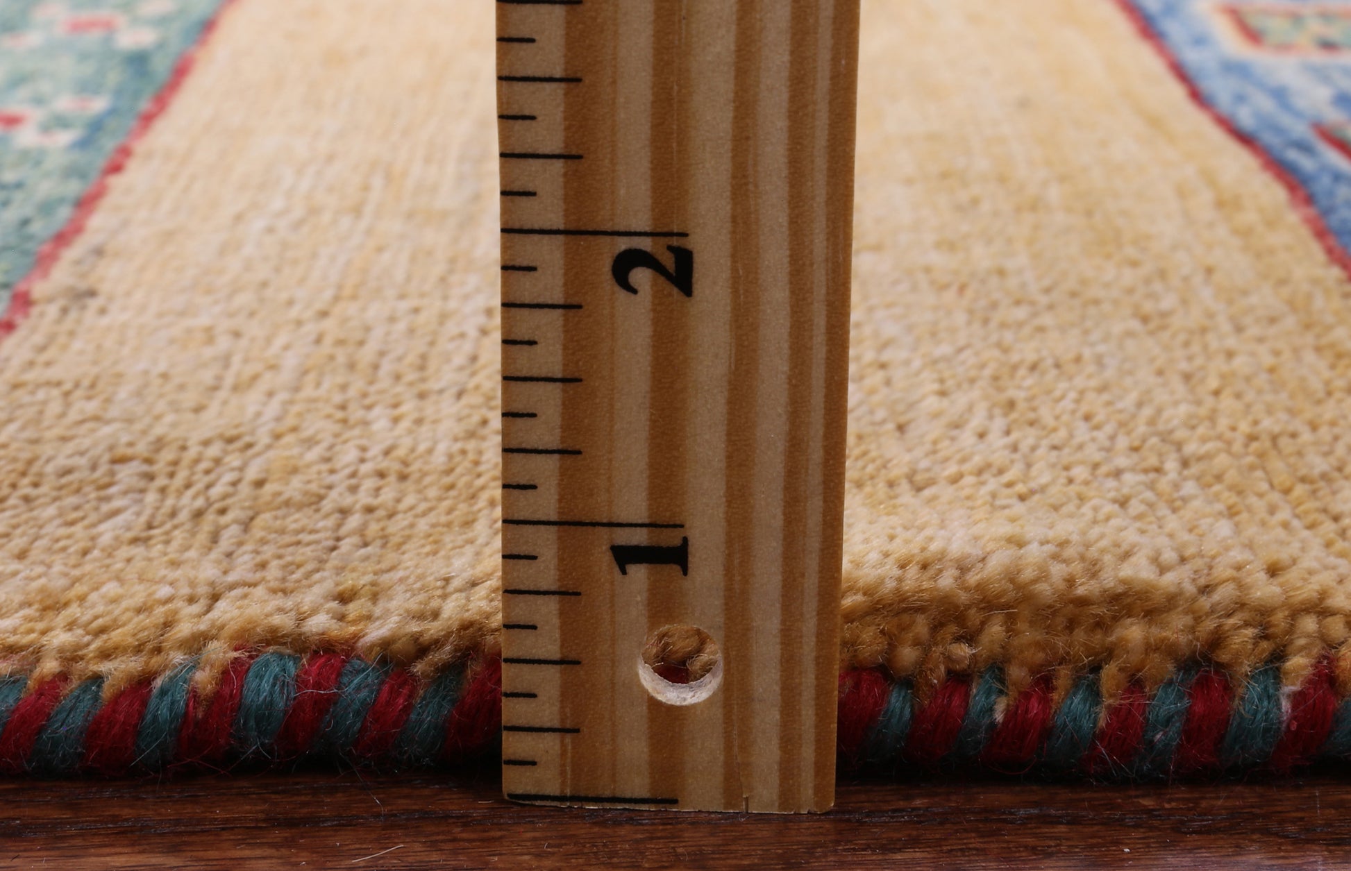 Tribal Gabbeh Handmade Wool   Rug - 8' 4" X 11' 7" - Golden Nile