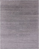Grey Savannah Grass Handmade Wool & Silk Rug - 7' 10" X 10' 1" - Golden Nile