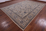 Ivory Persian Fine Serapi Hand Knotted Wool Rug - 10' 0" X 13' 9" - Golden Nile