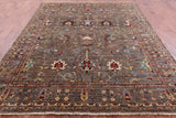 Peshawar Hand Knotted Wool Rug - 8' 0" X 10' 0" - Golden Nile