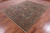 Peshawar Hand Knotted Wool Rug - 8' 0" X 10' 0" - Golden Nile