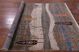Persian Tribal Gabbeh Hand Knotted Wool Rug - 5' 8" X 7' 11" - Golden Nile