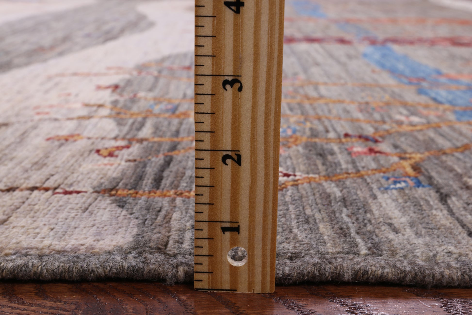 Persian Tribal Gabbeh Hand Knotted Wool Rug - 5' 8" X 7' 11" - Golden Nile