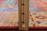 Persian Tribal Gabbeh Handmade Wool Rug - 4' 9" X 6' 9" - Golden Nile