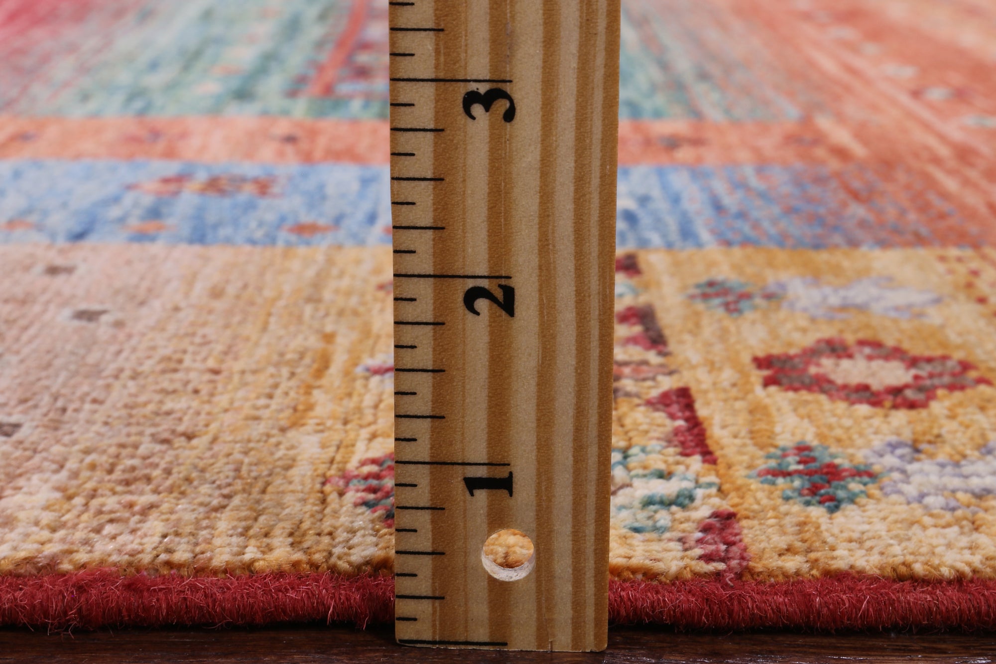 Persian Tribal Gabbeh Handmade Wool Rug - 4' 9" X 6' 9" - Golden Nile